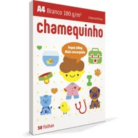 Papel Sulfite International Paper A4 Chamequinho 60k 180grs.branco
