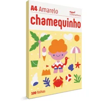 Papel Sulfite International Paper A4 Colorido Chamequinho 75g Amarelo