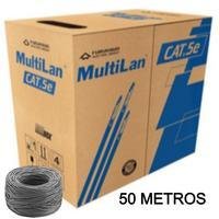 Cabo De Rede Lan Furukawa Multilan, Cat5e Cmx, 50 Metros - Cinza