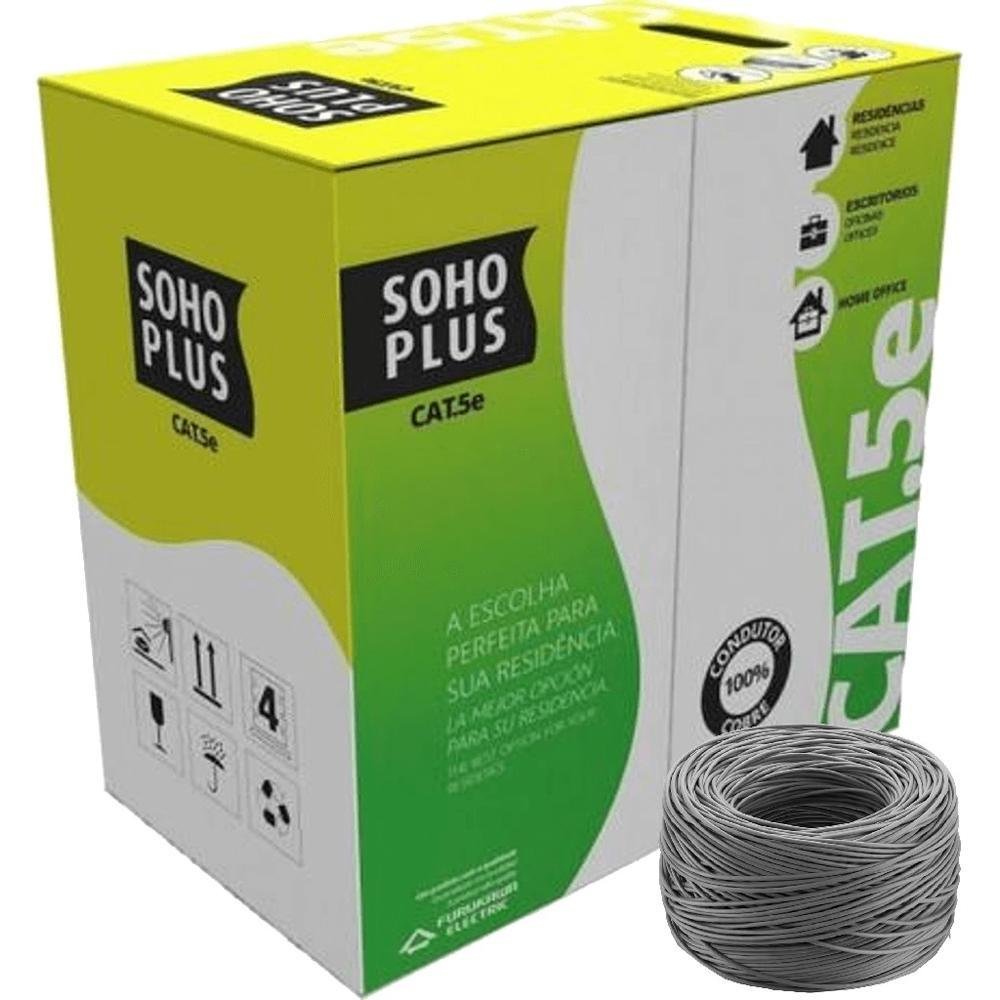 Caixa De Cabo De Rede CAT5e UTP 305mts KaBuM