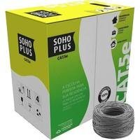 Caixa De Cabo De Rede CAT5e Furukawa Sohoplus, UTP 305mts Utp Cor:cinza