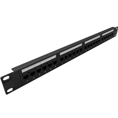 Patch Panel 24 Portas CAT5e UTP Certifica Fluke RJ45 U/utp