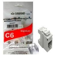 Conector Keystone CAT6 Fêmea Furukawa RJ45 KaBuM