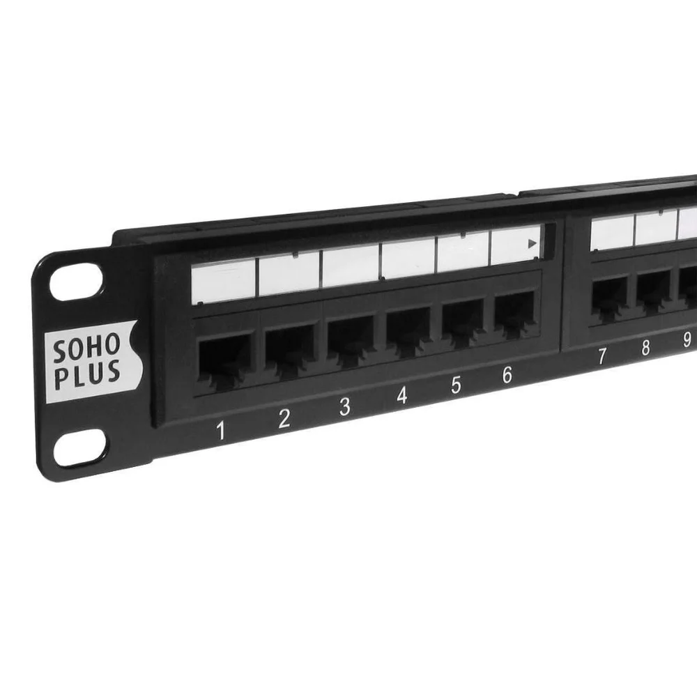 Imagem 2 de 4 do produto Patch Panel Sohoplus CAT6 24 Portas, Furukawa RJ45