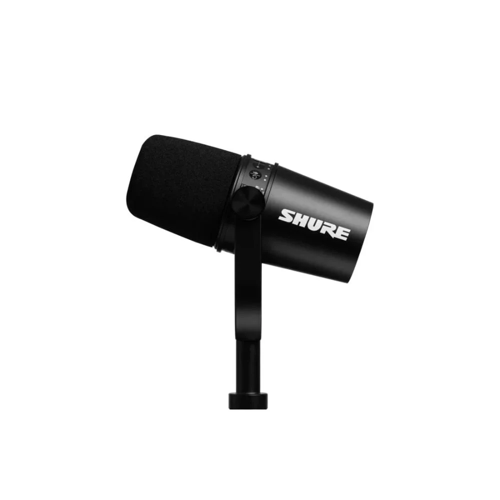 Microfone Dinâmico Shure Mv7 P Podcast Preto