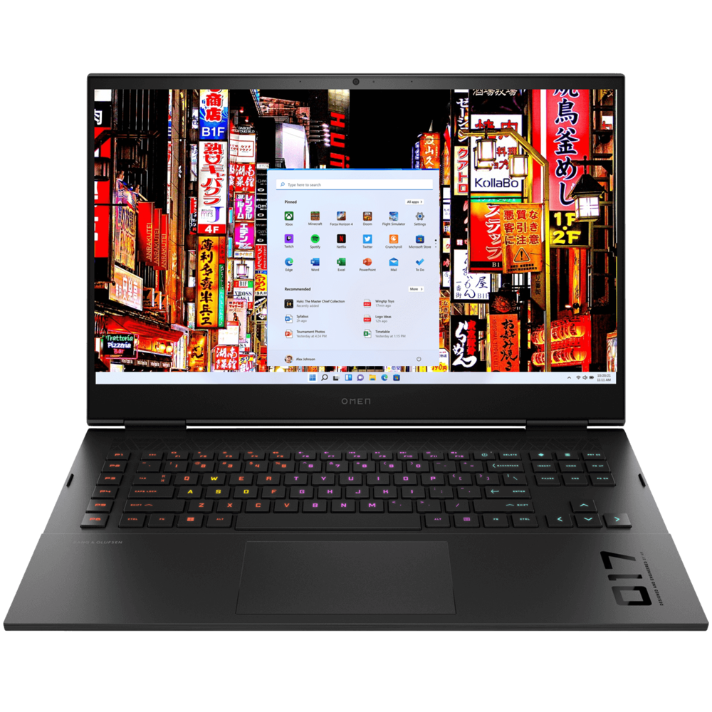 Notebook Gamer HP Omen 17, Intel 13a Geração I7-13700hx, 32GB RAM, RTX 4070, SSD 4TB Nvme, Tela 17 Polegadas QHD, windows 11 home, preta