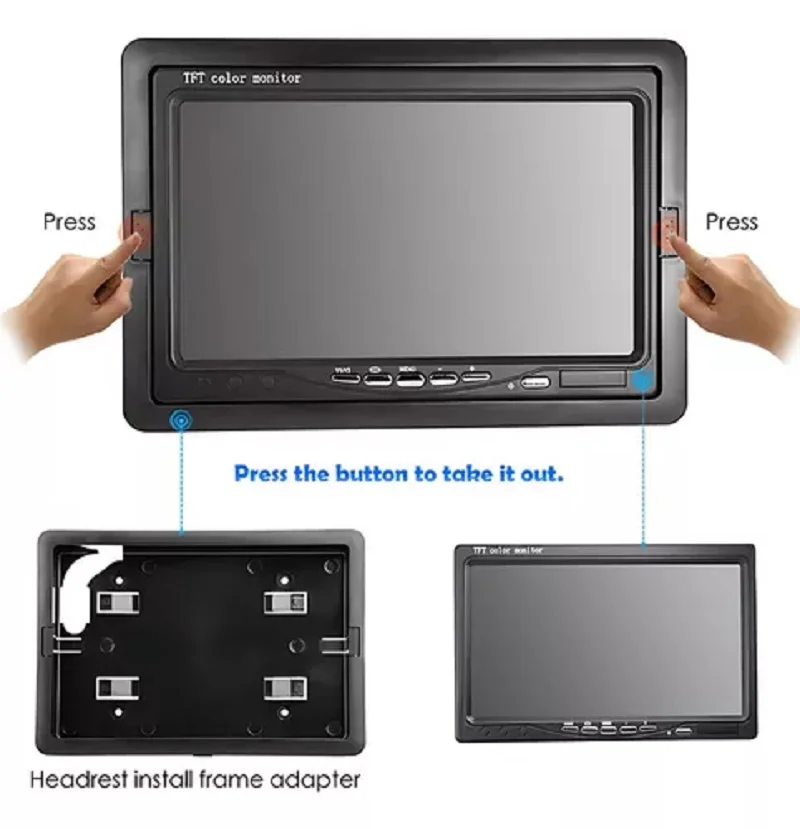 Monitor Tanca Tmt-73, Touch Screen 7 Polegadas - 004360