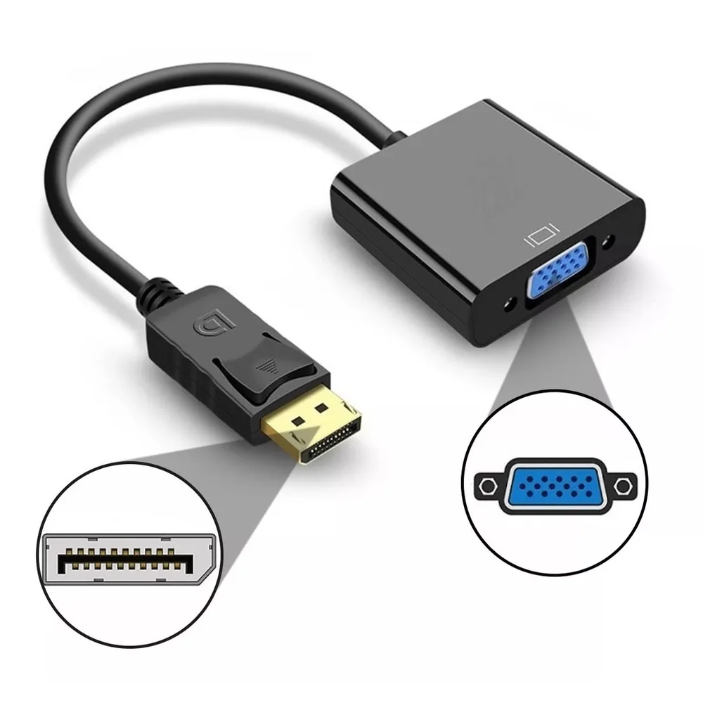 Imagem 3 de 3 do produto Conversor Displayport Macho X VGA, Femea Mag