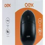 Mouse Óptico  Oex Ms20,Para Notebook Ergônomico USB