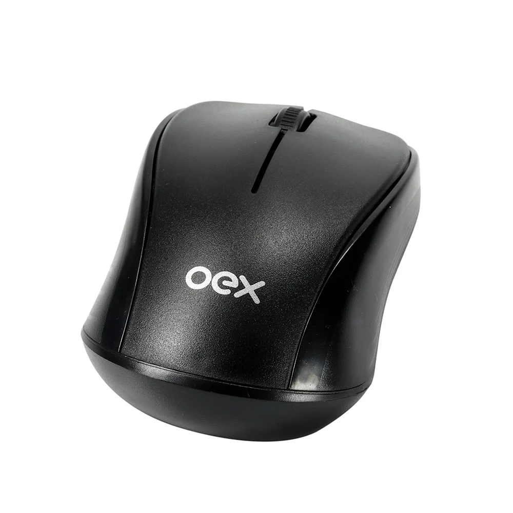 Imagem 2 de 5 do produto Mouse Standard Wireless,Oex Ms412, Com 3 Botões, Preto