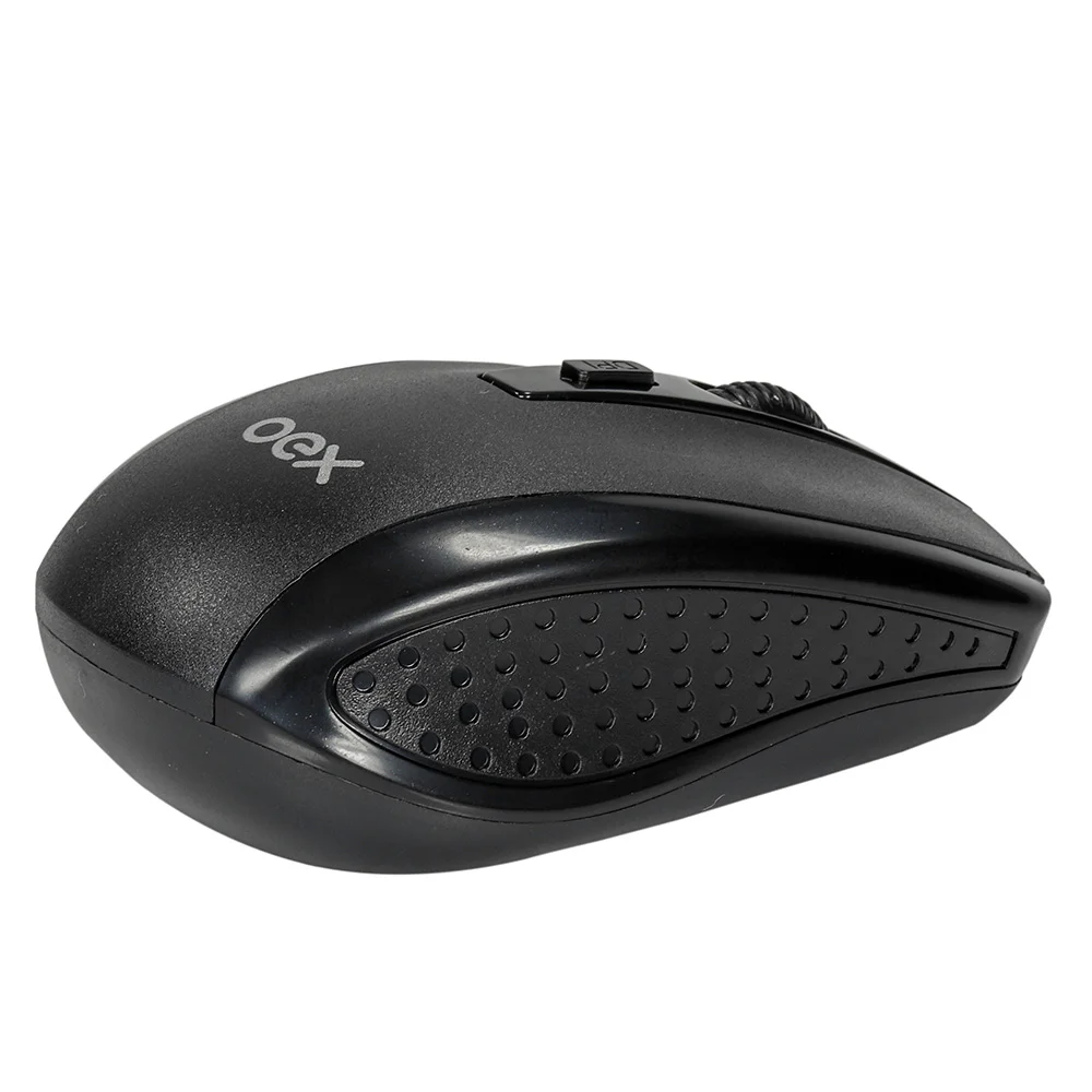 Imagem 3 de 5 do produto Mouse Curve Wireless Com, 4 Botões Oex Ms411, Preto