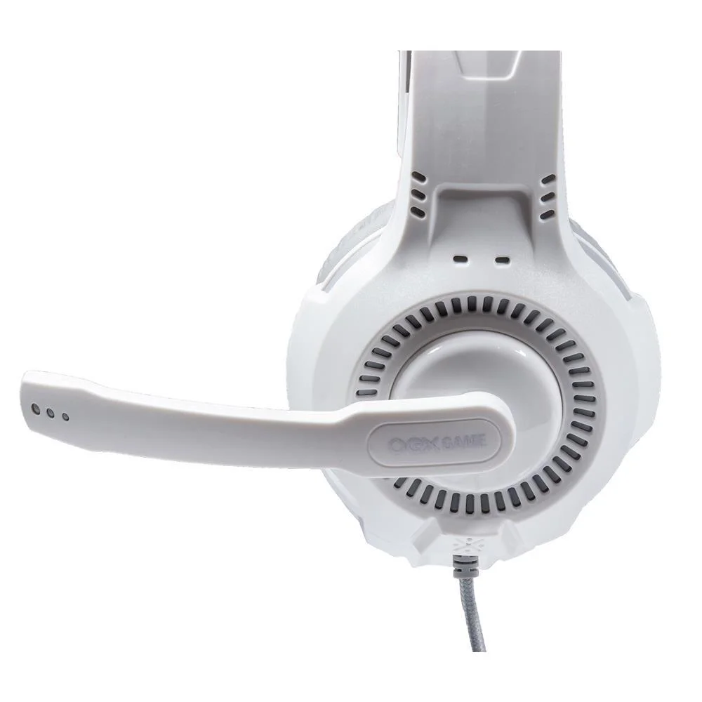 Headset Gamer, Oex Gorky Hs413, 40mm, P2, Mobile, Pc, Branco Headset Gamer, Oex Gorky Hs413, 40mm, P2, Mobile, Pc, Branco
