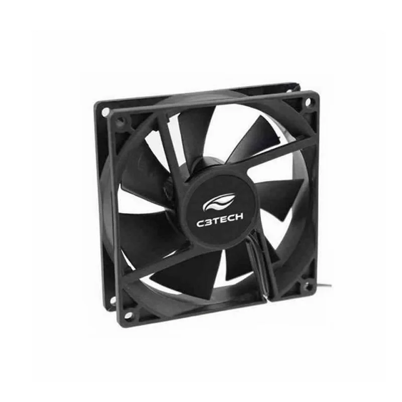 Cooler FAN C3tech Storm, 80Mm, 4 Pinos Molex, 2200 RPM, Preto - F7-Pw10bk 6