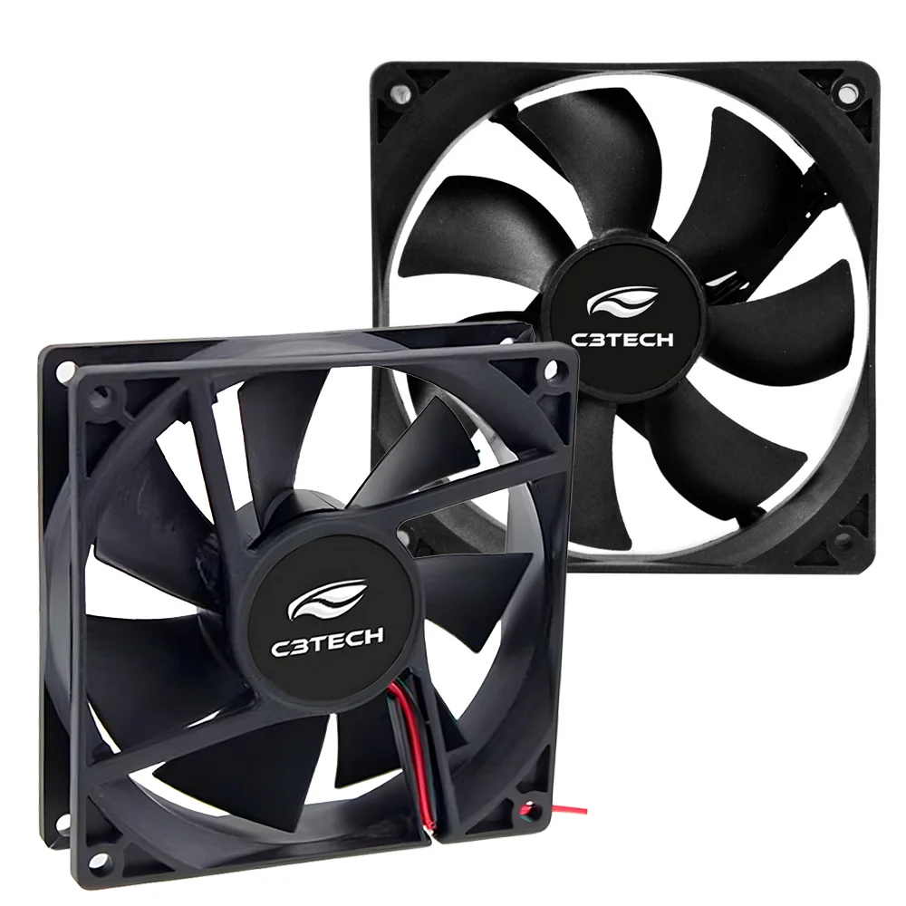 Cooler FAN C3tech Storm, 80Mm, 4 Pinos Molex, 2200 RPM, Preto - F7-Pw10bk 8