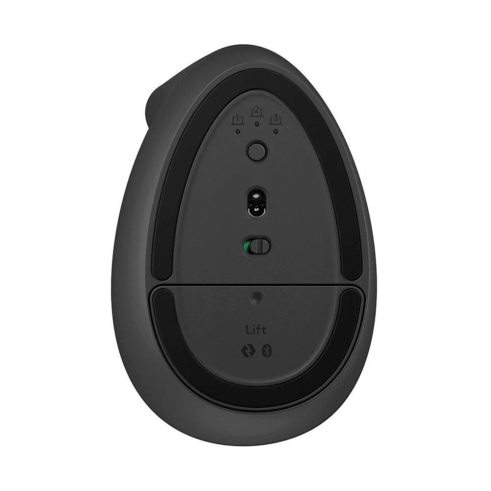 Imagem 5 de 5 do produto Mouse Sem Fio Logitech, Lift Left Vertical, Com Design Ergonômico Para Canhotos, Bluetooth Ou Logi Bol
