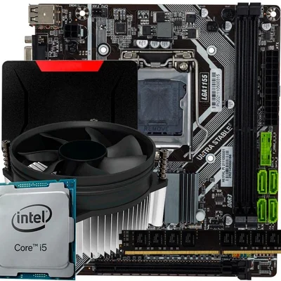 Kit Upgrade Intel Core I5 3a Geração H61 LGA1155 + 8GB De RAM Com SSD 120GB