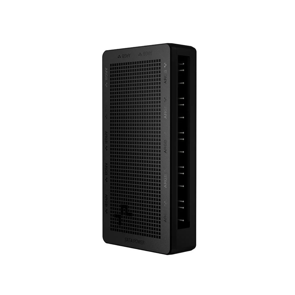 Imagem 4 de 5 do produto Hub Para Fans Ventoinhas Deepcool Sc700, 12 Portas, 3 Pinos