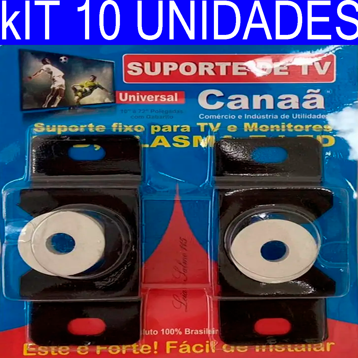 Suporte Tv Parede Fixo, 32 Polegadas 10 A 71, Kit Com 10 Und