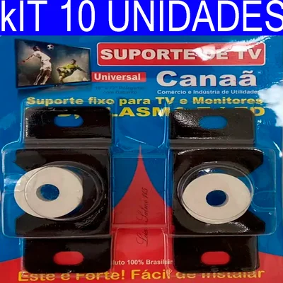 Suporte Tv Parede Fixo, 32 Polegadas 10 A 71, Kit Com 10 Und