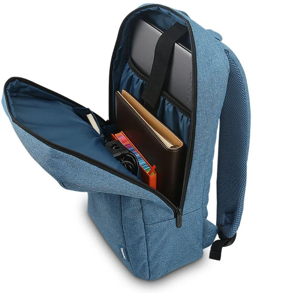 Imagem 3 de 5 do produto Mochila Lenovo Casual B210, Para Notebook De Até 15.6,  Azul - Gx40q17226