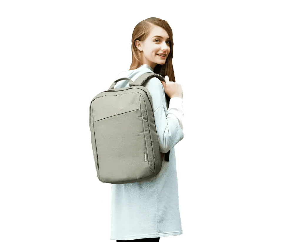 Imagem 3 de 5 do produto Mochila Lenovo Casual B210, Verde, Para Notebook De Até 15.6'', Gx40q17228