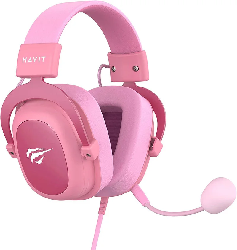 Imagem 5 de 5 do produto Headset Gamer Havit H2002d Multiplatform, Drivers 53mm - Rosa