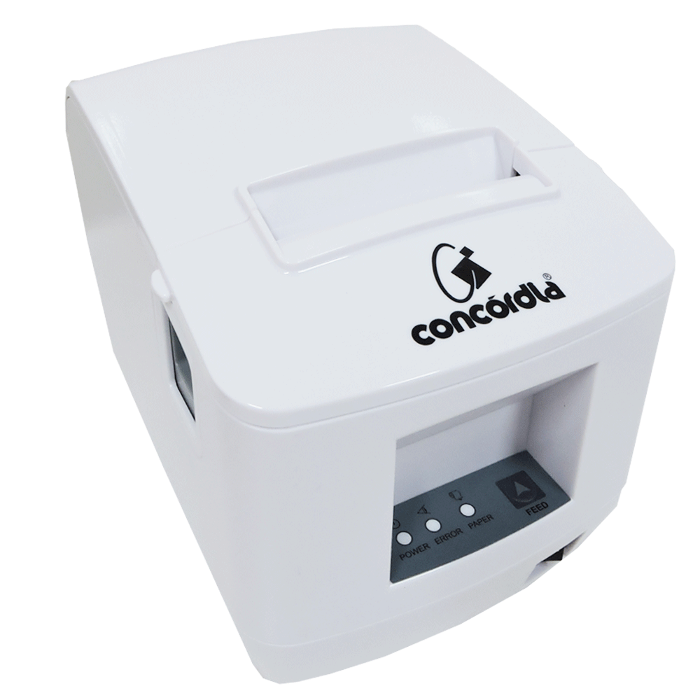 Impressora Não Fiscal Térmica De Cupom Concórdia Xp V320 USB E Ethernet, Branca