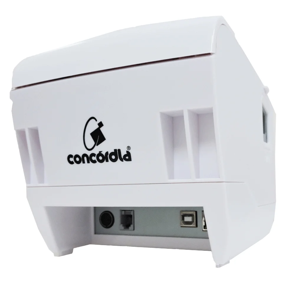 Imagem 2 de 5 do produto Impressora Não Fiscal Térmica De Cupom Concórdia Xp V320 USB E Ethernet, Branca