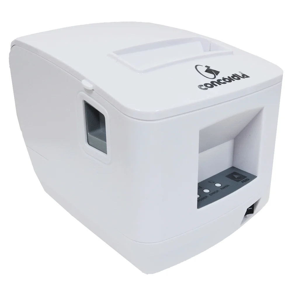 Imagem 4 de 5 do produto Impressora Não Fiscal Térmica De Cupom Concórdia Xp V320 USB E Ethernet, Branca