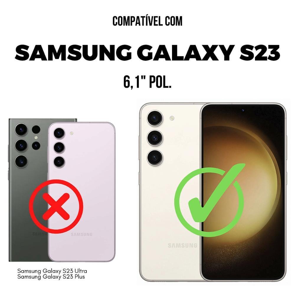 Imagem 2 de 5 do produto Película Para Samsung Galaxy S23 - Traseira De Fibra De Carbono Preta - Gshield