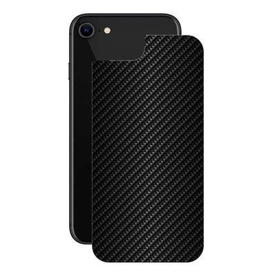 Película Iphone7/8/se2/se3 - Traseira fibra carbono , Preta - Gshield