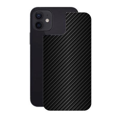 Película Para Iphone 12 Mini - Traseira De Fibra De Carbono, Preta - Gshield