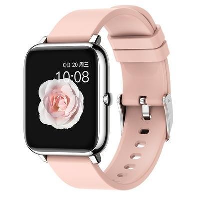Relógio Inteligente Rogbid Rowatch, 1 Full Monitor Cardíaco, À Prova D água, Smartwatch Android Ios Rosa