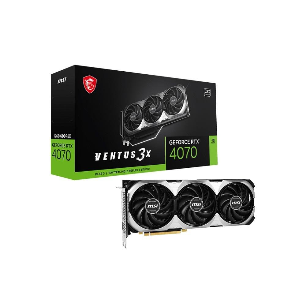 Placa de Vídeo Msi Rtx 4070 Ventus 3x Oc 12gb Ddr6 912-v513-219