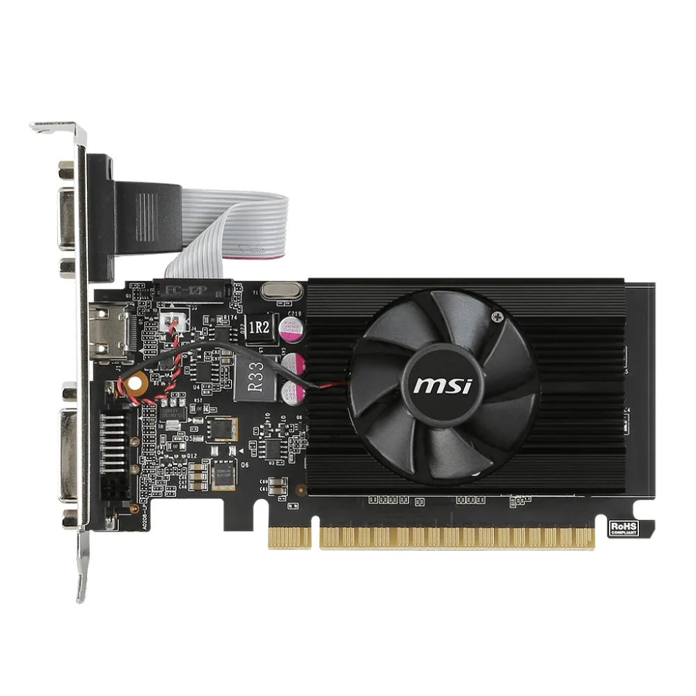 Placa De Vídeo Nvidia Msi Gt 710 2G DDR3, 64 Bits Low Profile - 912-v809-2024 6