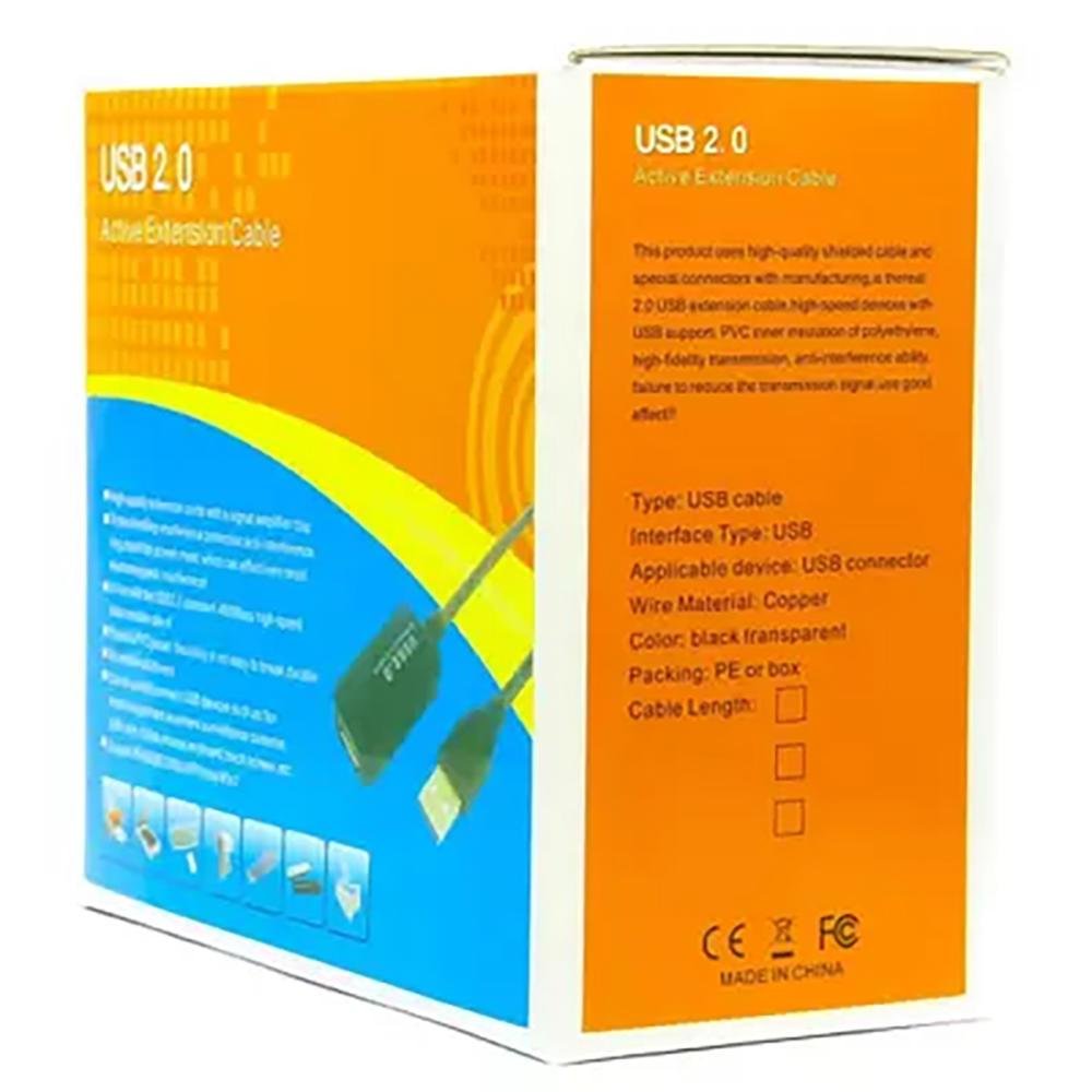 Imagem 3 de 4 do produto Cabo Repetidor USB Extensor Amplificado, Para Teclado