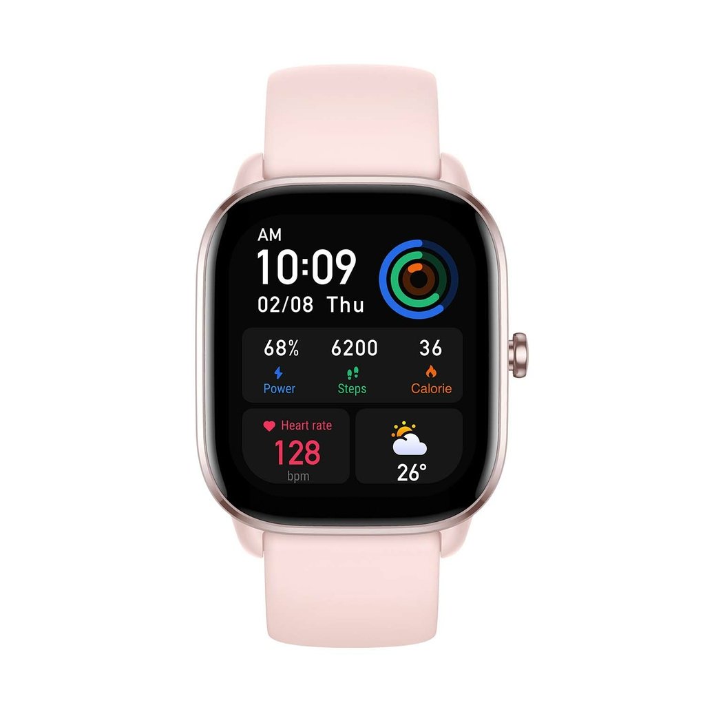 Relógio Smartwatch Amazfit Gts 4, À Prova D água, Rosa
