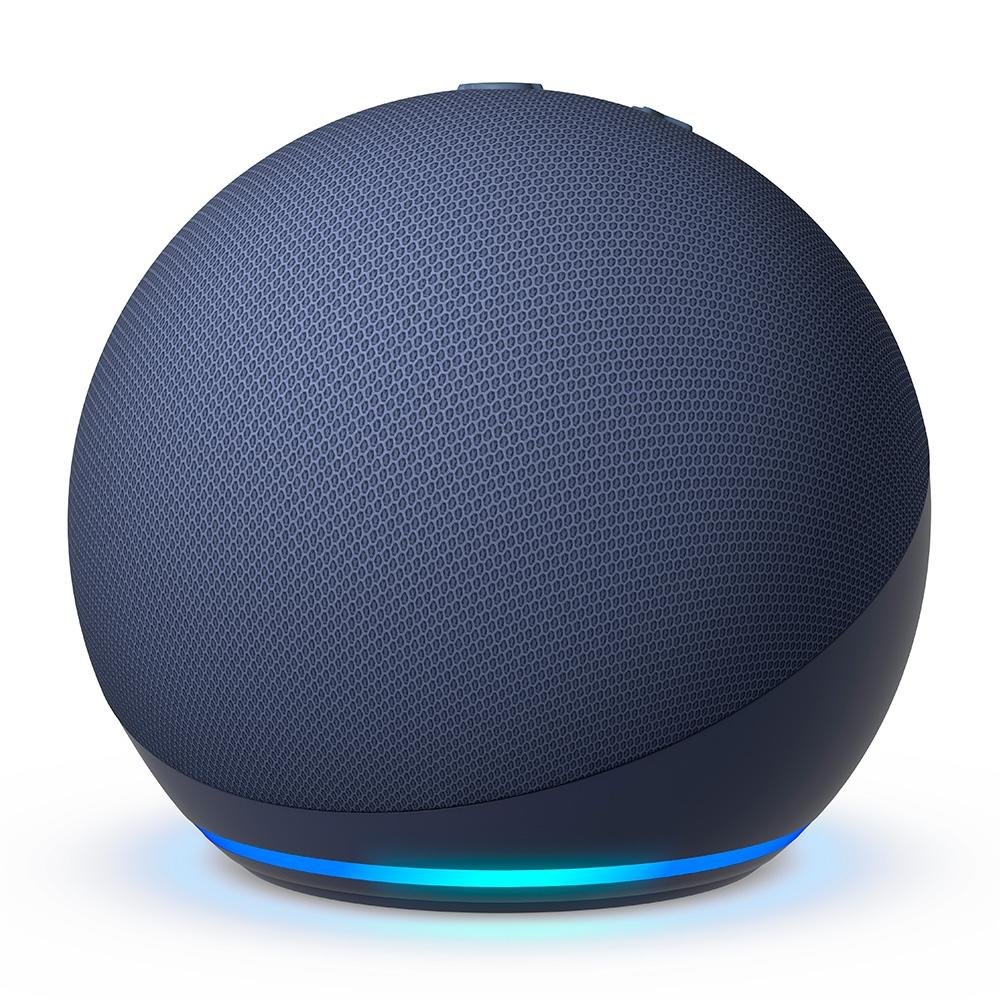 Echo Dot 5ª Geração Amazon, Com Alexa, Smart Speaker, Azul Escuro- B09B8QFYZ2