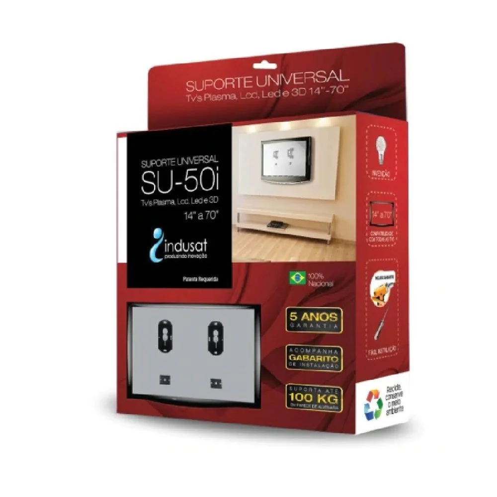 Imagem 2 de 3 do produto Suporte Tv Lcd / Plasma Indusat Su50i