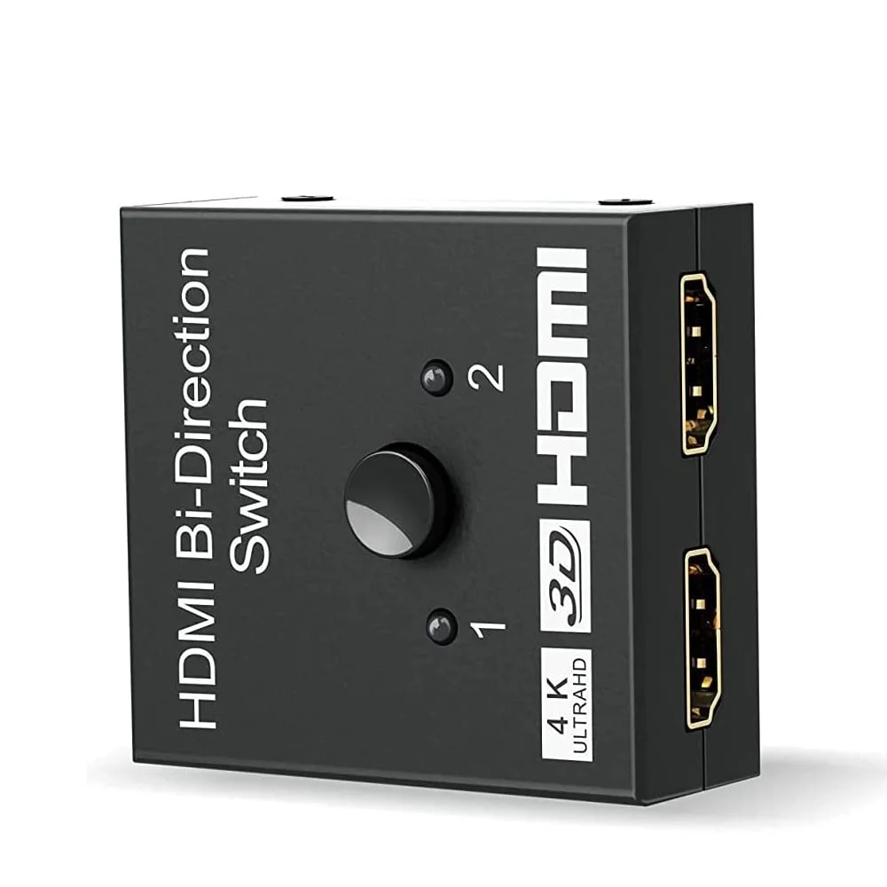 Imagem 2 de 5 do produto Chaveador Switch HDMI 2x1 / 1x2, Bi-direcional 3d 4k Ultra Hd