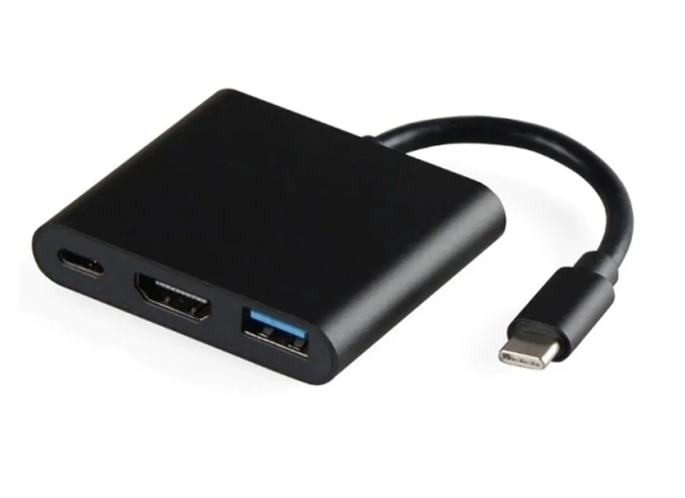 Imagem 3 de 5 do produto Adaptador HDMI Ponto Do Nerd, Para N Switch, USB-C, Cabo De Carregamento Adaptador HDMI
