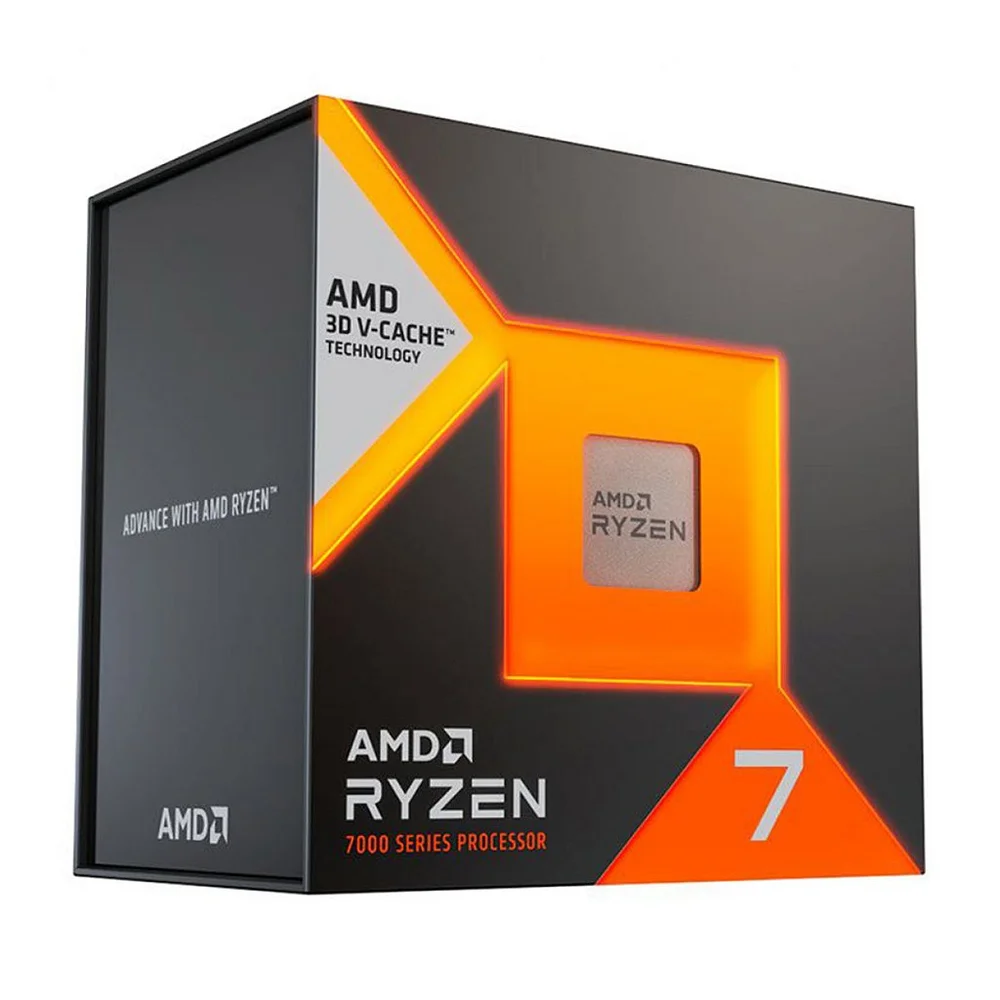 Imagem 5 de 5 do produto Processador AMD Ryzen 7 7800x3d, 4.2GHz, 5.0GHz Max Turbo, Cache 104MB, Am5, C/ Vídeo E Sem Cooler - 100-100000910wof