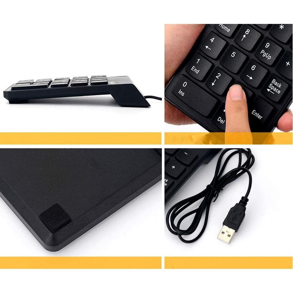 Imagem 4 de 5 do produto Teclado Numérico Ponto Do Nerd, USB, Com Fio, 18 Teclas