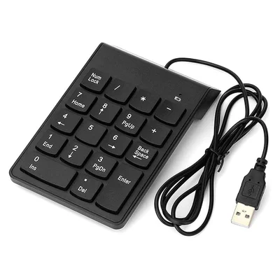 Teclado Numerico Ponto Do Nerd, USB, Com Fio