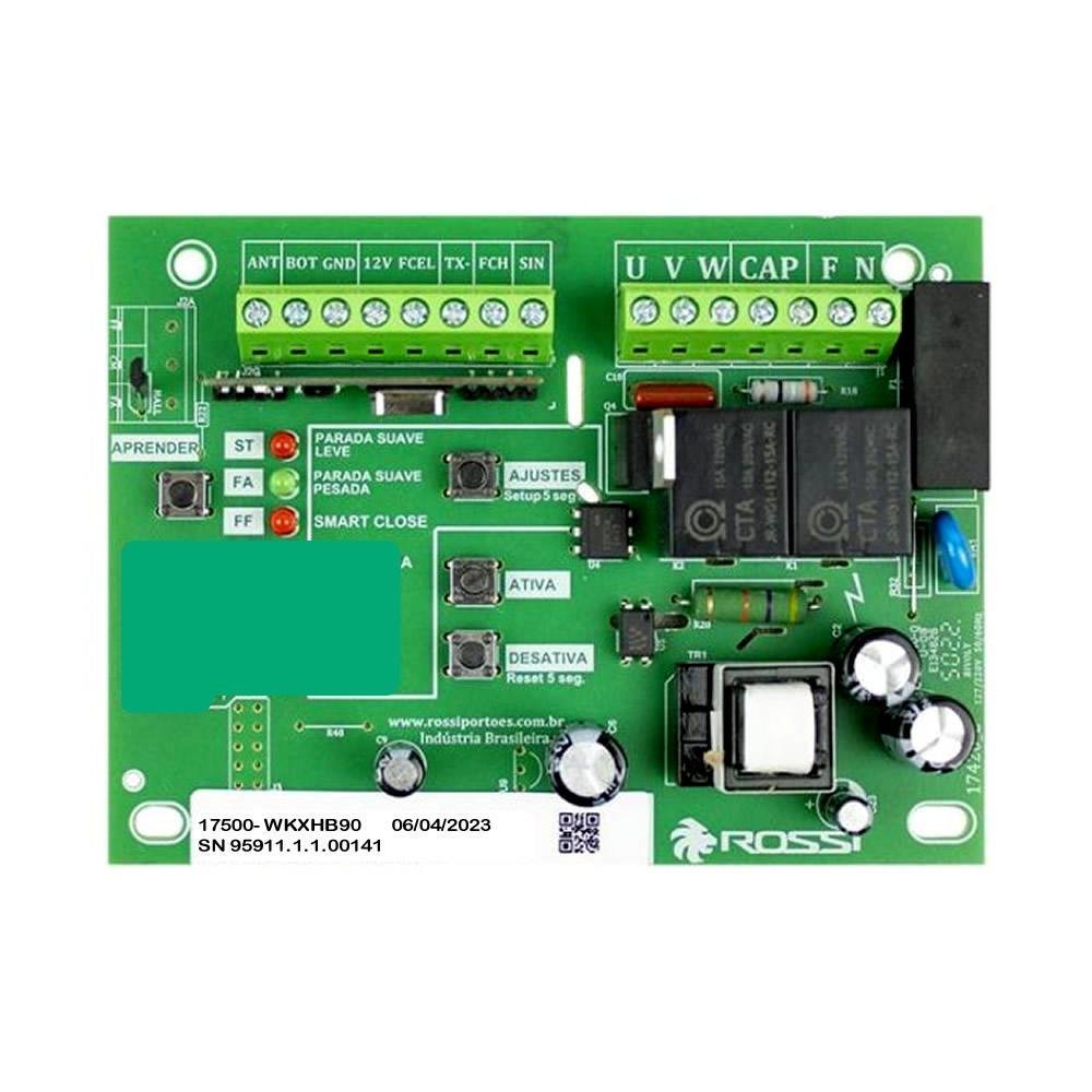 Placa Central De Comando Rossi 433mhz WKXHB90