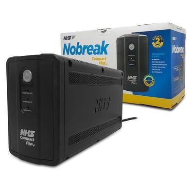 Nobreak 1200va Nhs, Compact Plus 4, Bivolt Aut, S/120v, Bat. 2x7ah/12v, 8 Tom, USB - 90.c1.b01202