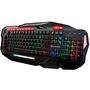 Teclado Gamer Hayom, Semi Mecânico, Led, Multimídia, Pc Computador Br, Cor:preto