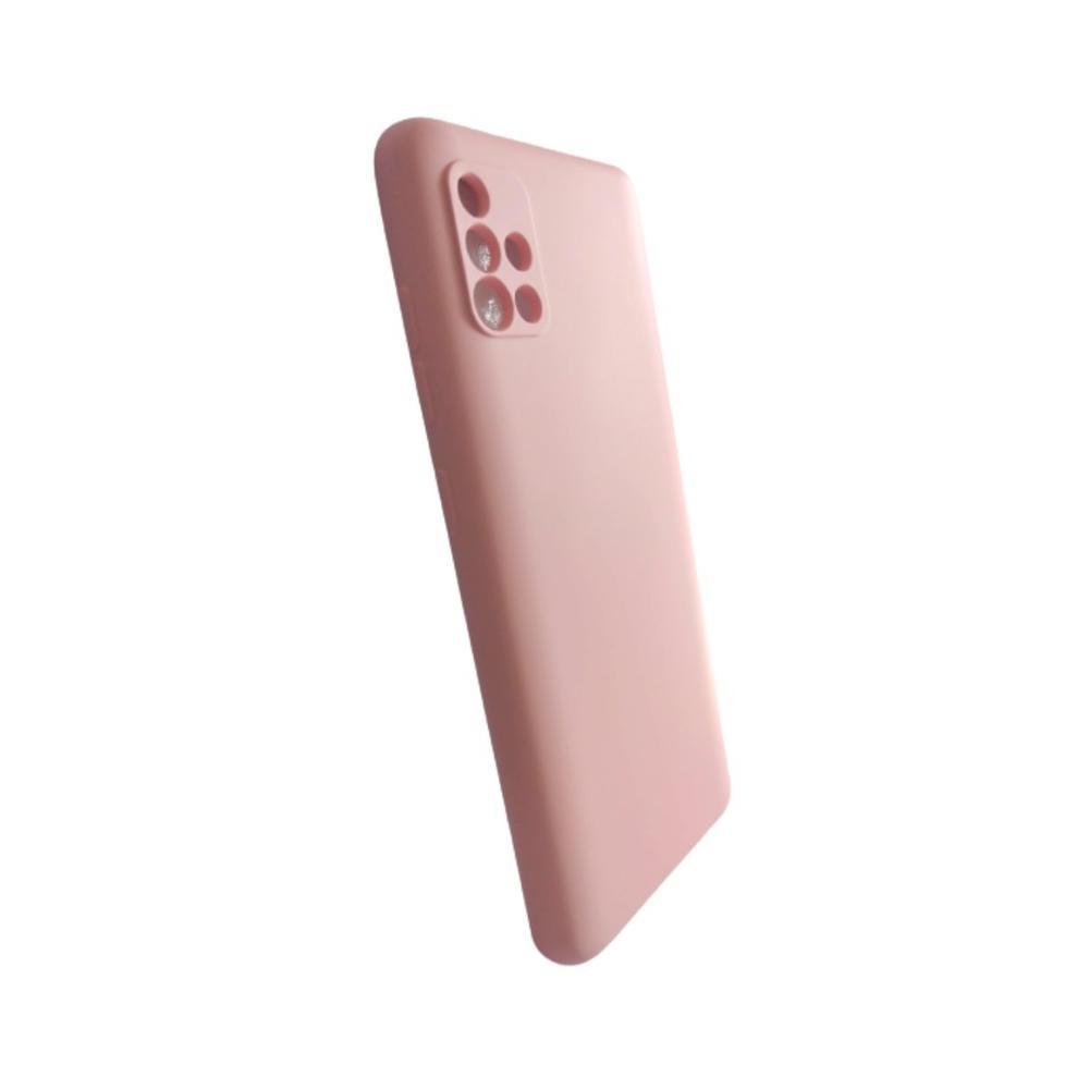 Imagem 5 de 5 do produto Capinha Aveludada Protege Câmera, Galaxy A51 4G - Rosa