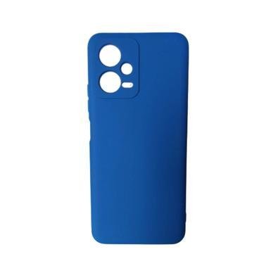 Capinha Aveludada Silicone, Poco X5 5G, Tela 6.67 Polegadas - Azul Escuro
