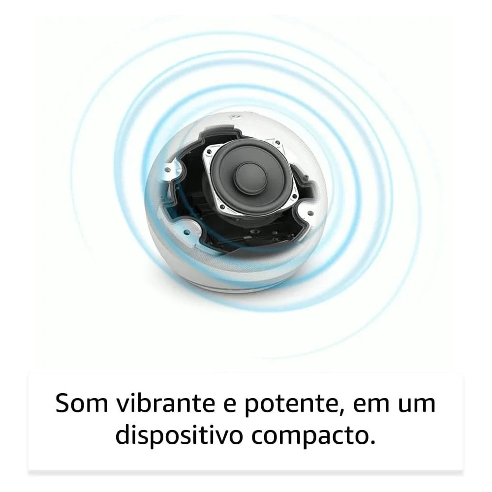 Imagem 3 de 5 do produto Echo Dot 5ª Geração Amazon, Com Alexa, Smart Speaker, Preto